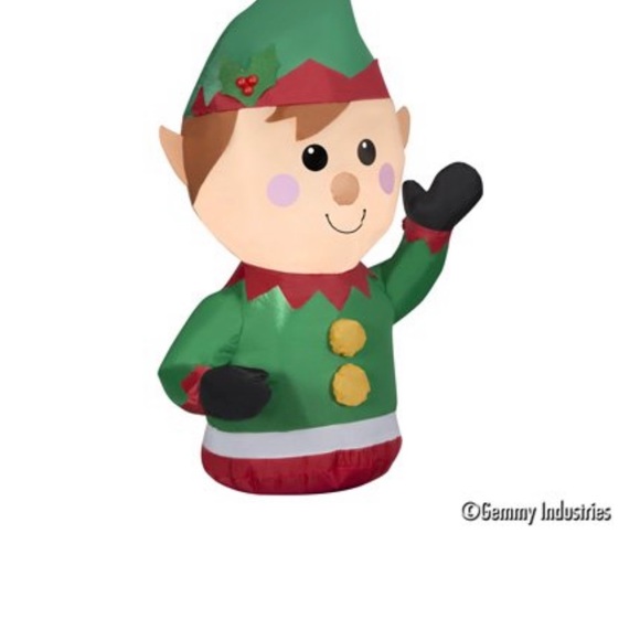 3 pk Inflatable Reindeer, Elf, and Snowman Car Buddies - Picture 5 of 12